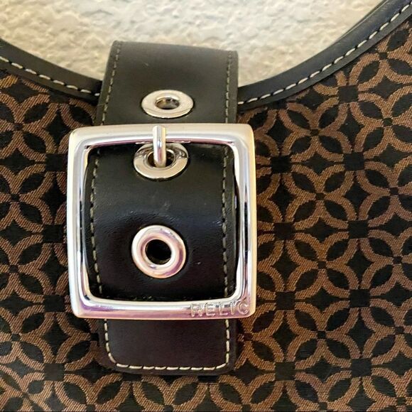 Relic by Fossil Signature Logo Buckle Satchel 113 - Picture 9 of 13